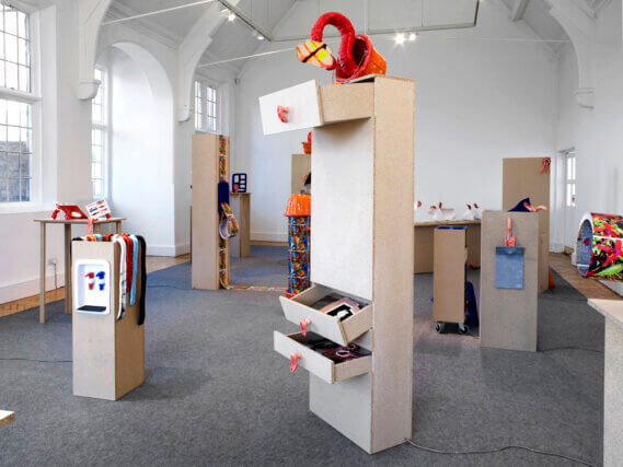 Installation view of Emma Hart: Dirty Looks at Camden Art Centre, 2013. Photo: Andy Keate © Camden Art Centre