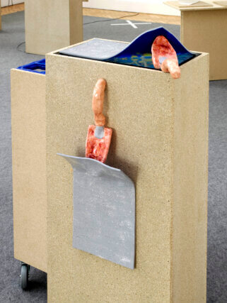 Installation view of Emma Hart: Dirty Looks at Camden Art Centre, 2013. Photo: Andy Keate © Camden Art Centre