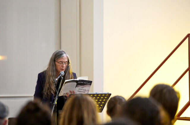 Alice Notley, Camden Arts Centre, 2019. Photo: Luke Walker
