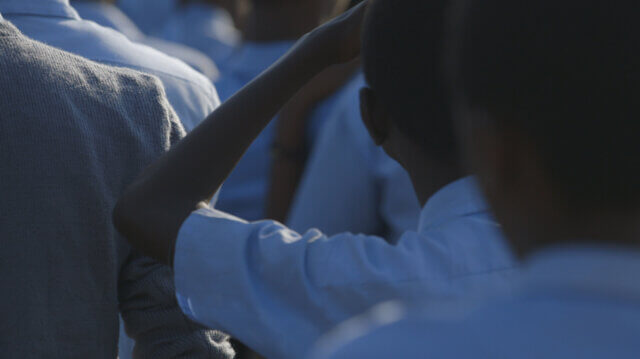 Film still from Christian Nyampeta, 'Words after the World,' 2017. Courtesy the artist.