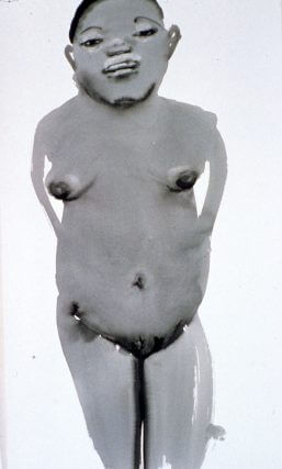 Installation view, Marlene Dumas, Camden Art Centre, 2000